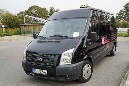 Großraumtaxi für bis zu 8 Personen